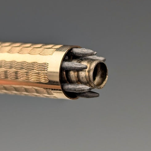 英国ヴィンテージ ヤード・オ・レッド ロールドゴールド 推進式ペンシル ケース入